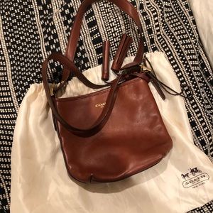 Coach mini leather bag